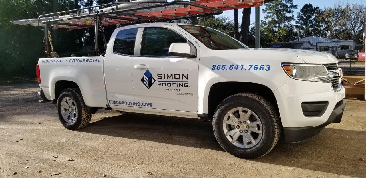 Chevy Colorado Fleet Wrap — Simon Roofing