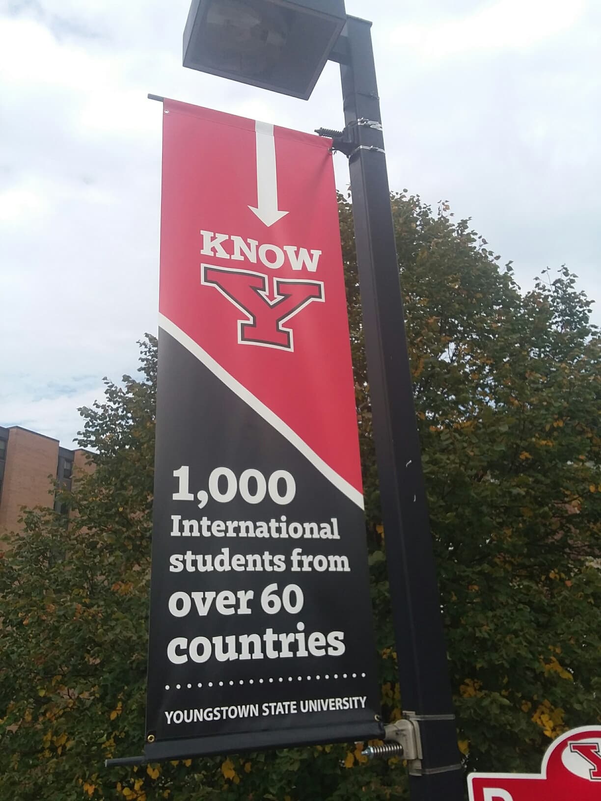 YSU interior signage detail